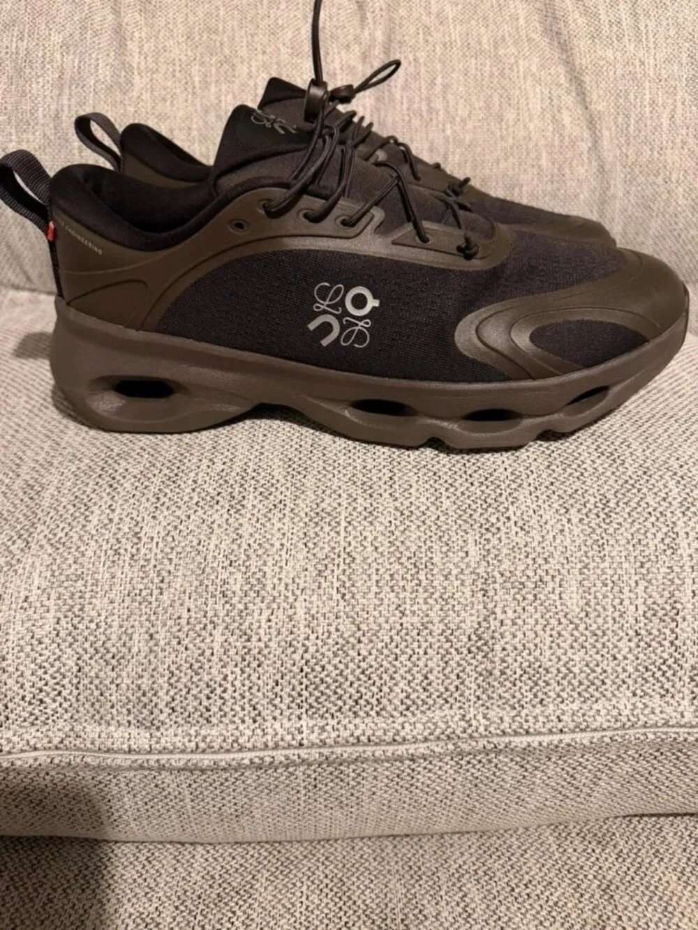 Loewe x On Cloudaway Sneakers Men's US 10 Brown Khaki